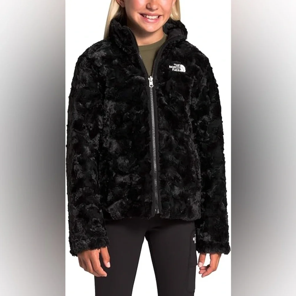 THE NORTH FACE Girls' Reversible Mossbud Swirl Full Zip Crewneck Jacket